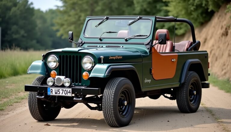 Jeepster 4×4 : Un modèle classique aux caractéristiques techniques détaillées